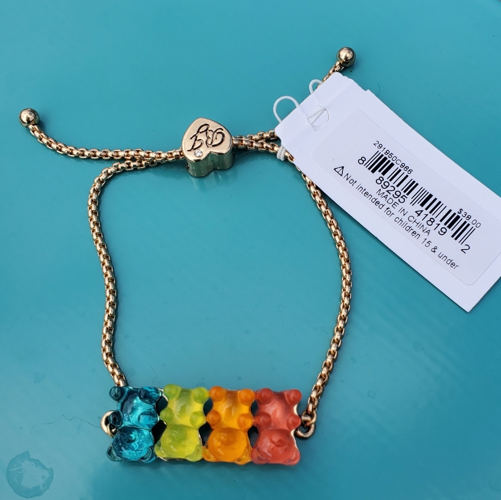 NWT Betsey Johnson Gummy Bear Bracelet - Picture 7 of 17